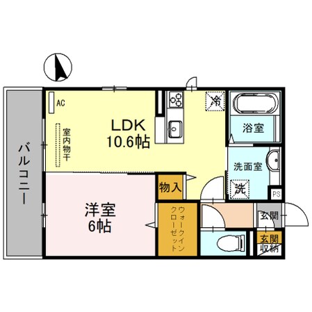 紀三井寺駅 徒歩24分 2階の物件間取画像